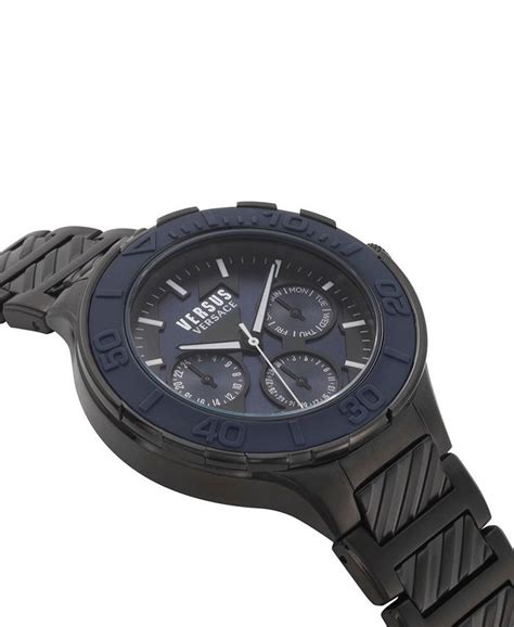 versus versace wynberg stainless steel bracelet watch 44mm|Versus Men's Wynberg Black Stainless Steel Bracelet Watch .